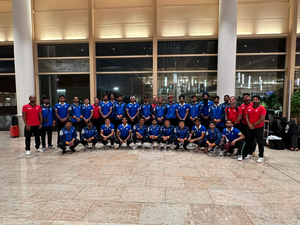 Indian men's hockey team leaves for tour of South Africa | Indian men's hockey team leaves for tour of South Africa Indian men's hockey team leaves for tour of South Africa | Indian men's hockey team leaves for tour of South Africa