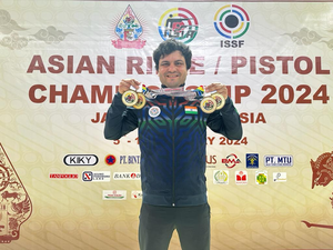 Lakshay Sheoran wins bronze, misses men’s trap quota by a whisker | Lakshay Sheoran wins bronze, misses men’s trap quota by a whisker Lakshay Sheoran wins bronze, misses men’s trap quota by a whisker | Lakshay Sheoran wins bronze, misses men’s trap quota by a whisker