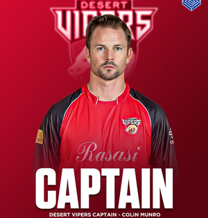 ILT20: Colin Munro named Desert Vipers captain for season 2 | ILT20: Colin Munro named Desert Vipers captain for season 2