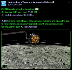 Japan's robotic Moon sniper to land on lunar surface on Jan 19 | Japan's robotic Moon sniper to land on lunar surface on Jan 19 Japan's robotic Moon sniper to land on lunar surface on Jan 19 | Japan's robotic Moon sniper to land on lunar surface on Jan 19