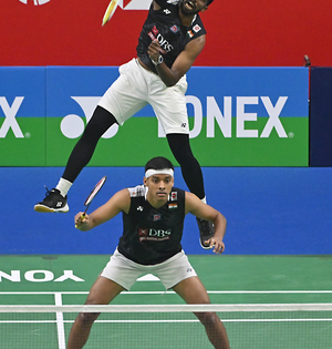 Thailand Open: Satwik-Chirag pair eases into second round; Prannoy suffers shock loss in opener | Thailand Open: Satwik-Chirag pair eases into second round; Prannoy suffers shock loss in opener Thailand Open: Satwik-Chirag pair eases into second round; Prannoy suffers shock loss in opener | Thailand Open: Satwik-Chirag pair eases into second round; Prannoy suffers shock loss in opener