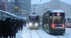 Blizzard strikes Finland, causing traffic chaos | Blizzard strikes Finland, causing traffic chaos