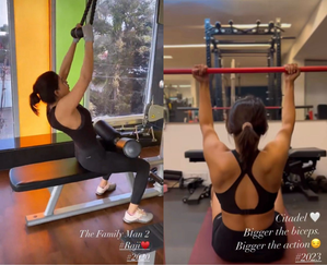 Samantha sweats it out in throwback workout videos for 'The Family Man 2', 'Citadel' | Samantha sweats it out in throwback workout videos for 'The Family Man 2', 'Citadel'