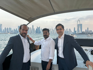 Telangana CM undertakes study trip of Dubai Waterfront | Telangana CM undertakes study trip of Dubai Waterfront Telangana CM undertakes study trip of Dubai Waterfront | Telangana CM undertakes study trip of Dubai Waterfront