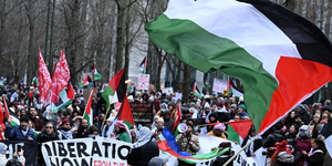 Thousands march in Brussels for Gaza ceasefire before EU meetings | Thousands march in Brussels for Gaza ceasefire before EU meetings