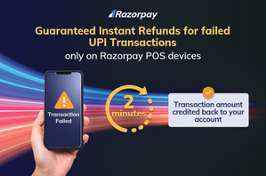 Razorpay introduces 2-minute instant refunds on failed UPI transactions | Razorpay introduces 2-minute instant refunds on failed UPI transactions