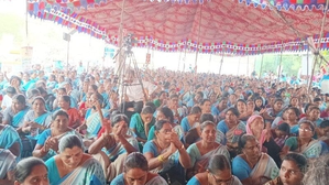 Anganwadi workers in Andhra return to work after 42-day strike | Anganwadi workers in Andhra return to work after 42-day strike