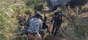 Myanmar military aircraft overshoots runway in Mizoram, 8 crew injured | Myanmar military aircraft overshoots runway in Mizoram, 8 crew injured