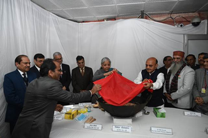 Finance Minister kicks off Interim Budget 2024 process with halwa ceremony in North Block | Finance Minister kicks off Interim Budget 2024 process with halwa ceremony in North Block Finance Minister kicks off Interim Budget 2024 process with halwa ceremony in North Block | Finance Minister kicks off Interim Budget 2024 process with halwa ceremony in North Block