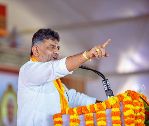 K'taka BJP moves ECI against Shivakumar's remarks on 'bringing down Vokkaliga CM' | K'taka BJP moves ECI against Shivakumar's remarks on 'bringing down Vokkaliga CM' K'taka BJP moves ECI against Shivakumar's remarks on 'bringing down Vokkaliga CM' | K'taka BJP moves ECI against Shivakumar's remarks on 'bringing down Vokkaliga CM'