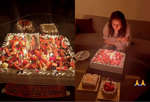 Shehnaaz Gill cuts three birthday cakes; receives love from Rhea Kapoor, Guru Randhawa | Shehnaaz Gill cuts three birthday cakes; receives love from Rhea Kapoor, Guru Randhawa