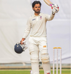 Century celebration reflects the journey back to form in red ball, says Nitish Rana on cryptic celebration | Century celebration reflects the journey back to form in red ball, says Nitish Rana on cryptic celebration