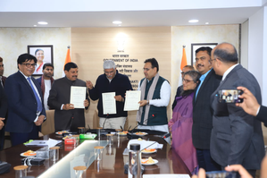 MP, Rajasthan sign MoU over sharing river water | MP, Rajasthan sign MoU over sharing river water MP, Rajasthan sign MoU over sharing river water | MP, Rajasthan sign MoU over sharing river water