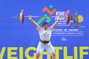 KIYG 2023: Weightlifter Keerthana sets new National Youth records; Maharashtra crosses 50-gold mark | KIYG 2023: Weightlifter Keerthana sets new National Youth records; Maharashtra crosses 50-gold mark KIYG 2023: Weightlifter Keerthana sets new National Youth records; Maharashtra crosses 50-gold mark | KIYG 2023: Weightlifter Keerthana sets new National Youth records; Maharashtra crosses 50-gold mark