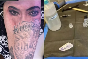 Travis Barker reveals tattoo of baby son | Travis Barker reveals tattoo of baby son
