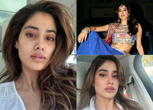 Janhvi Kapoor flaunts bare look, asks fans to suggest hair colour | Janhvi Kapoor flaunts bare look, asks fans to suggest hair colour