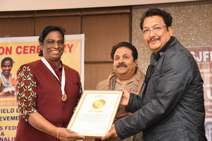 PT Usha honoured with 'Lifetime Achievement Award' by SJFI and DSJA | PT Usha honoured with 'Lifetime Achievement Award' by SJFI and DSJA PT Usha honoured with 'Lifetime Achievement Award' by SJFI and DSJA | PT Usha honoured with 'Lifetime Achievement Award' by SJFI and DSJA
