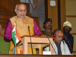 Jharkhand Guv Radhakrishnan takes oath as Telangana Governor | Jharkhand Guv Radhakrishnan takes oath as Telangana Governor Jharkhand Guv Radhakrishnan takes oath as Telangana Governor | Jharkhand Guv Radhakrishnan takes oath as Telangana Governor