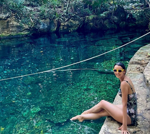 Sanaya Irani enjoys 'nature’s therapy session' in a Mexican cenote | Sanaya Irani enjoys 'nature’s therapy session' in a Mexican cenote Sanaya Irani enjoys 'nature’s therapy session' in a Mexican cenote | Sanaya Irani enjoys 'nature’s therapy session' in a Mexican cenote