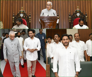 TDP legislators try to disrupt Governor’s speech | TDP legislators try to disrupt Governor’s speech TDP legislators try to disrupt Governor’s speech | TDP legislators try to disrupt Governor’s speech