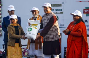 Centre launches 'Bharat' rice at Rs 29 per kg | Centre launches 'Bharat' rice at Rs 29 per kg Centre launches 'Bharat' rice at Rs 29 per kg | Centre launches 'Bharat' rice at Rs 29 per kg