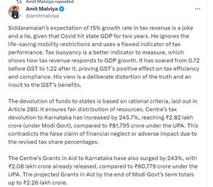 K’taka CM’s allegations of injustice a deliberate distortion of the truth: Amit Malviya | K’taka CM’s allegations of injustice a deliberate distortion of the truth: Amit Malviya