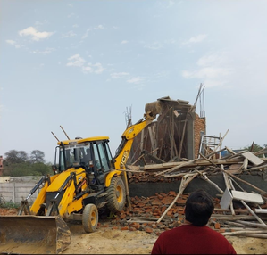 Gurugram: Civic body demolishes illegal colony, 12 under-construction buildings | Gurugram: Civic body demolishes illegal colony, 12 under-construction buildings Gurugram: Civic body demolishes illegal colony, 12 under-construction buildings | Gurugram: Civic body demolishes illegal colony, 12 under-construction buildings