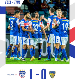 ISL: Bengaluru FC climbs to sixth spot with a crucial win over Chennaiyin FC | ISL: Bengaluru FC climbs to sixth spot with a crucial win over Chennaiyin FC ISL: Bengaluru FC climbs to sixth spot with a crucial win over Chennaiyin FC | ISL: Bengaluru FC climbs to sixth spot with a crucial win over Chennaiyin FC