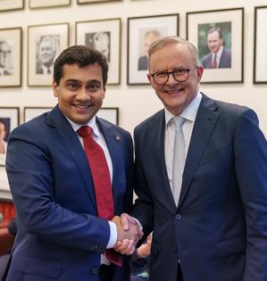 In a first, Indian-origin Australian senator takes oath on Bhagavad Gita | In a first, Indian-origin Australian senator takes oath on Bhagavad Gita In a first, Indian-origin Australian senator takes oath on Bhagavad Gita | In a first, Indian-origin Australian senator takes oath on Bhagavad Gita