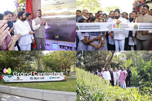 Maha CM's bastion Thane gets world-class 'NaMo Grand Central Park' | Maha CM's bastion Thane gets world-class 'NaMo Grand Central Park' Maha CM's bastion Thane gets world-class 'NaMo Grand Central Park' | Maha CM's bastion Thane gets world-class 'NaMo Grand Central Park'
