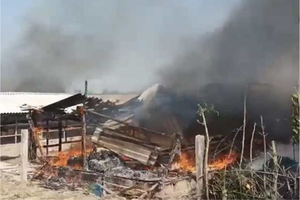 Tension escalates in Sandeshkhali as women protesters burn down TMC leader’s poultry farm | Tension escalates in Sandeshkhali as women protesters burn down TMC leader’s poultry farm