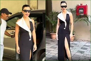 Amy Jackson makes a statement in black as she poses for shutterbugs | Amy Jackson makes a statement in black as she poses for shutterbugs Amy Jackson makes a statement in black as she poses for shutterbugs | Amy Jackson makes a statement in black as she poses for shutterbugs