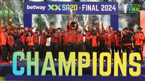 Sunrisers claim back-to-back SA20 titles, thrash DSG in finals | Sunrisers claim back-to-back SA20 titles, thrash DSG in finals