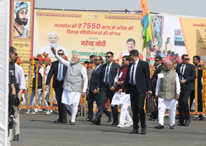 PM Modi in MP's Jhabua to kick-start BJP campaign for LS polls | PM Modi in MP's Jhabua to kick-start BJP campaign for LS polls