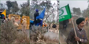 Farmers protest: Security intensified on Delhi borders | Farmers protest: Security intensified on Delhi borders