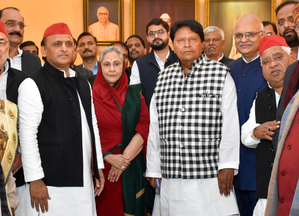 SP candidates file nominations for Rajya Sabha elections | SP candidates file nominations for Rajya Sabha elections SP candidates file nominations for Rajya Sabha elections | SP candidates file nominations for Rajya Sabha elections