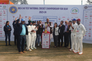 IDCA inaugurates 3rd Test National Cricket C'ship for Deaf 2024 | IDCA inaugurates 3rd Test National Cricket C'ship for Deaf 2024