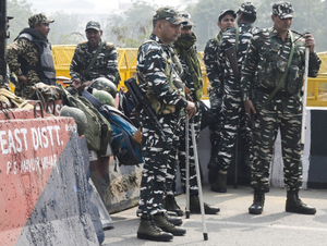 Security tightened in Delhi as farmers set to resume march | Security tightened in Delhi as farmers set to resume march Security tightened in Delhi as farmers set to resume march | Security tightened in Delhi as farmers set to resume march