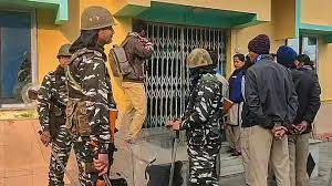 Sandeshkhali tense after attack on police camp | Sandeshkhali tense after attack on police camp Sandeshkhali tense after attack on police camp | Sandeshkhali tense after attack on police camp