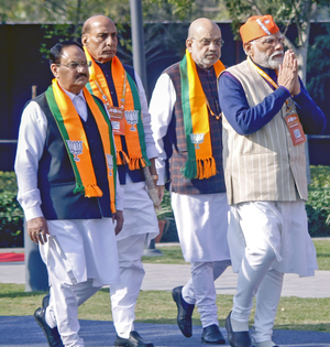 PM Modi, party chief J.P. Nadda among BJP's star campaigners for Rajasthan | PM Modi, party chief J.P. Nadda among BJP's star campaigners for Rajasthan