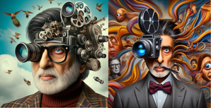 Big B posts AI version of himself to celebrate 55 years in 'wondrous' Hindi cinema | Big B posts AI version of himself to celebrate 55 years in 'wondrous' Hindi cinema Big B posts AI version of himself to celebrate 55 years in 'wondrous' Hindi cinema | Big B posts AI version of himself to celebrate 55 years in 'wondrous' Hindi cinema