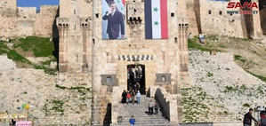 Citadel in Syria's Aleppo reopens to public after post-earthquake restoration | Citadel in Syria's Aleppo reopens to public after post-earthquake restoration