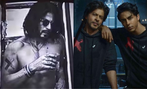 SRK flaunts ripped physique as he goes shirtless in Aryan Khan's ad | SRK flaunts ripped physique as he goes shirtless in Aryan Khan's ad