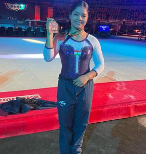 'Happy with performance, but focusing on upcoming events', says gymnast Pranati Nayak after WC bronze | 'Happy with performance, but focusing on upcoming events', says gymnast Pranati Nayak after WC bronze 'Happy with performance, but focusing on upcoming events', says gymnast Pranati Nayak after WC bronze | 'Happy with performance, but focusing on upcoming events', says gymnast Pranati Nayak after WC bronze
