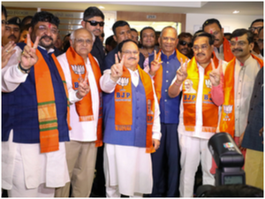 BJP sweeps all four RS seats in Gujarat | BJP sweeps all four RS seats in Gujarat BJP sweeps all four RS seats in Gujarat | BJP sweeps all four RS seats in Gujarat