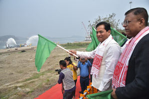 Sonowal inaugurates key waterways development projects worth Rs 308 cr for NE India | Sonowal inaugurates key waterways development projects worth Rs 308 cr for NE India Sonowal inaugurates key waterways development projects worth Rs 308 cr for NE India | Sonowal inaugurates key waterways development projects worth Rs 308 cr for NE India