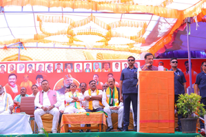 Congress came to power in Telangana with false promises: Assam CM | Congress came to power in Telangana with false promises: Assam CM