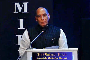 Will not shrink from countering any threat that undermines collective well-being: Rajnath | Will not shrink from countering any threat that undermines collective well-being: Rajnath Will not shrink from countering any threat that undermines collective well-being: Rajnath | Will not shrink from countering any threat that undermines collective well-being: Rajnath