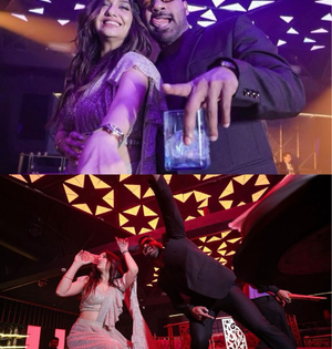 Divya Agarwal shakes a leg with her 'mixologist' husband Apurva Padgaonkar on 'special night' | Divya Agarwal shakes a leg with her 'mixologist' husband Apurva Padgaonkar on 'special night'