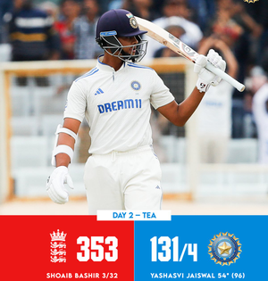 4th Test: Jaiswal slams fifty, but Bashir takes three as India trail England by 222 runs | 4th Test: Jaiswal slams fifty, but Bashir takes three as India trail England by 222 runs